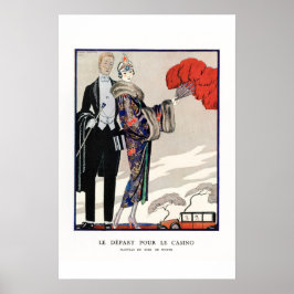 Poster Vintage French Fashion Art