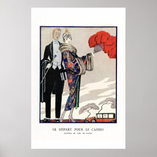 Poster Vintage French Fashion Art