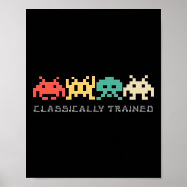 Poster Vintage Game Retro Gaming Arcade 80s 1 (Frente)