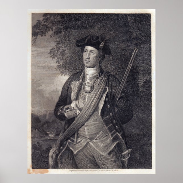 Póster Vintage George Washington Portrait (Frente)