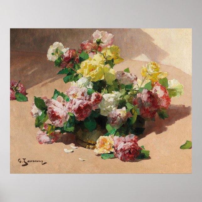 Poster Vintage Georges Jeannin Rosas (Frente)