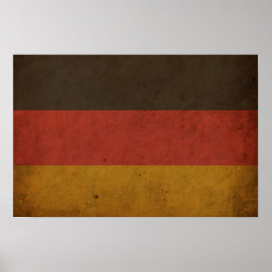 Póster Vintage Germany Flag