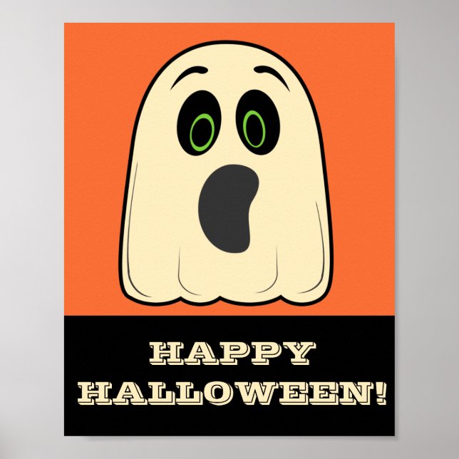 Poster Vintage Ghost (Frente)