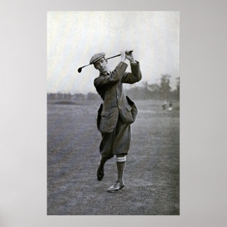 Poster Vintage Golfer: George Duncan