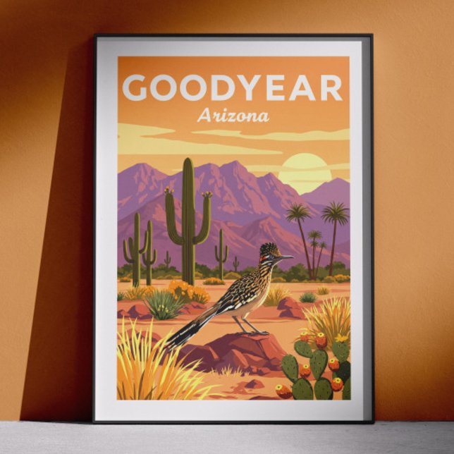 Poster Vintage Goodyear Arizona (Criador carregado)