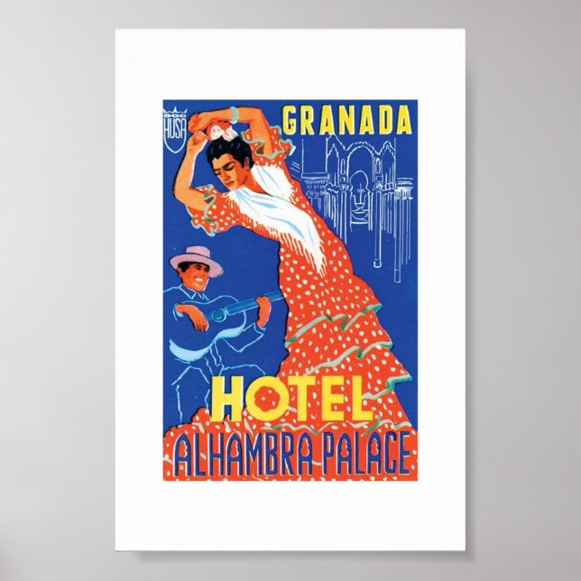 Poster vintage Granada (Frente)