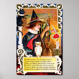 Póster Vintage Halloween