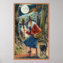 Vintage Halloween, festa de bruxa do morcego, deco