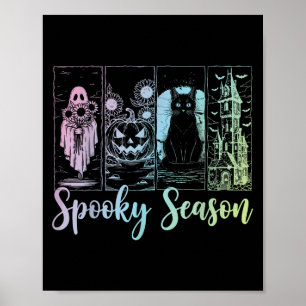 Poster Vintage Halloween Horror Soky Season