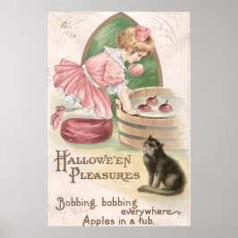 Poster Vintage Hallowe'en Pleasures