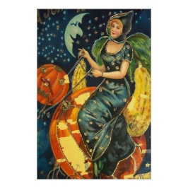 Póster Vintage Halloween Poster