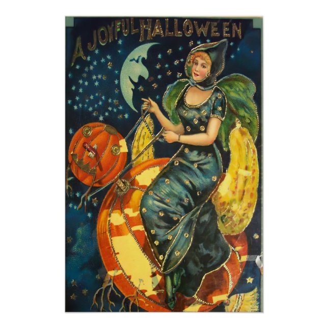 Póster Vintage Halloween Poster (Frente)