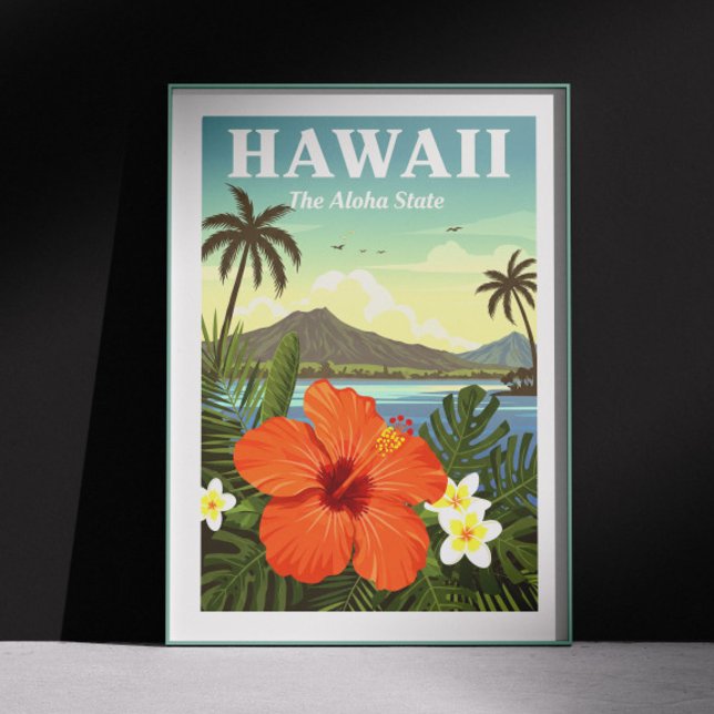 Poster Vintage Hawaii (Criador carregado)
