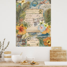 Poster Vintage Hawaiian Scrapbook Page 3