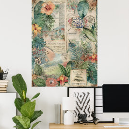 Poster Vintage Hawaiian Scrapbook Page 5