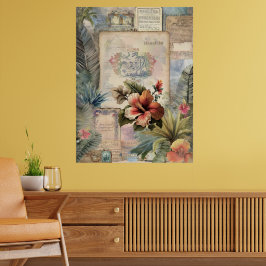 Poster Vintage Hawaiian Scrapbook Page 9