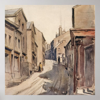 Poster Vintage Haworth West Yorkshire England Bronte