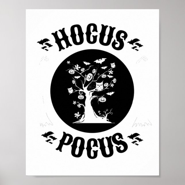 Poster Vintage Hocus Pocus Halloween (Frente)
