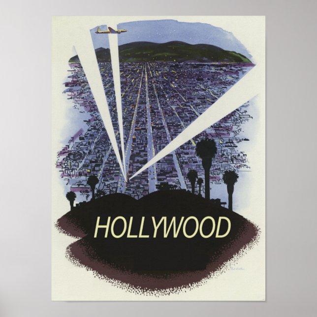 Poster Vintage Hollywood (Frente)