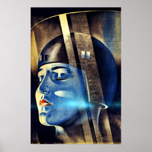 Póster Vintage Iconic Metropolis Filme