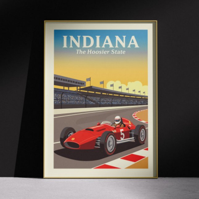 Poster Vintage Indiana (Criador carregado)