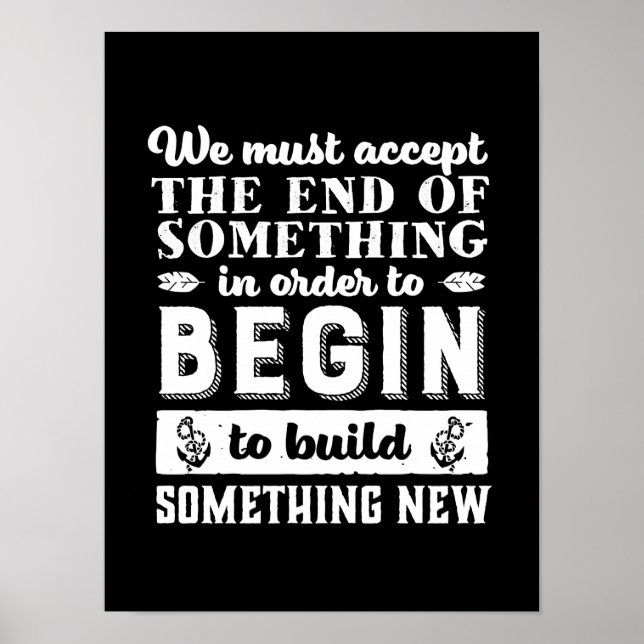 Poster Vintage Inspirational Cote Solte e continue (Frente)