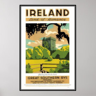 Poster Vintage Ireland -