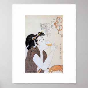 Poster Vintage Japonês Art 1800's