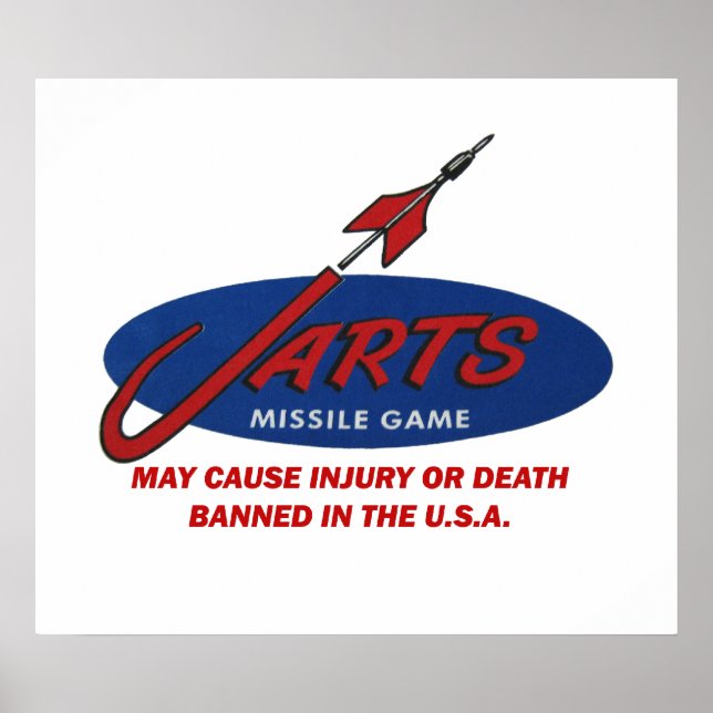 Póster Vintage Jarts Poster! (Frente)