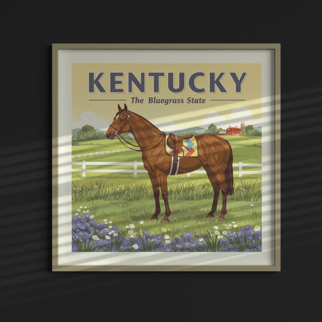 Poster Vintage Kentucky (Criador carregado)