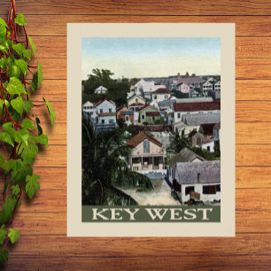 Poster Vintage Key West Houses