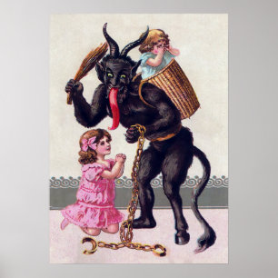 Poster Vintage Krampus