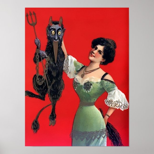 Poster Vintage Krampus Art (Frente)