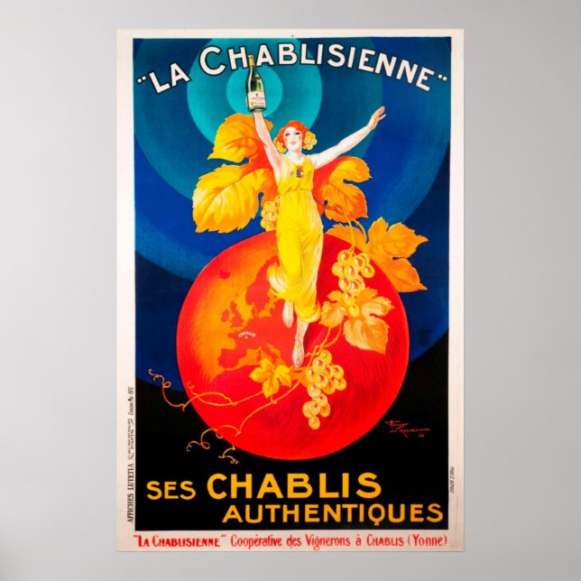 Póster Vintage La Chabilsienne (Frente)