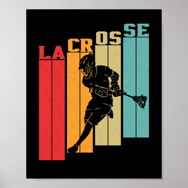 Poster Vintage Lacrosse (Frente)