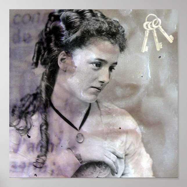 Póster Vintage Lady (Frente)