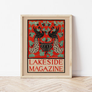 Poster Vintage Lakeside Magazine