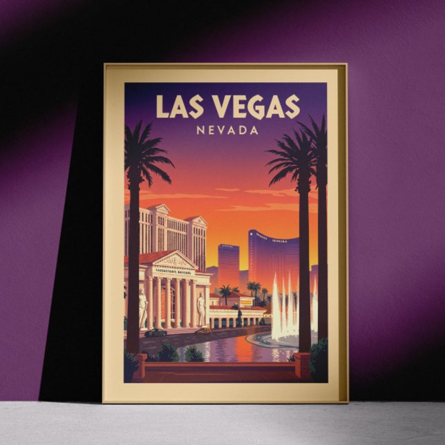 Poster Vintage Las Vegas Nevada (Criador carregado)