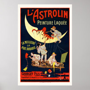 Poster vintage L'Astrolin França 1900