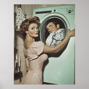 Poster Vintage Laundry Surpresa