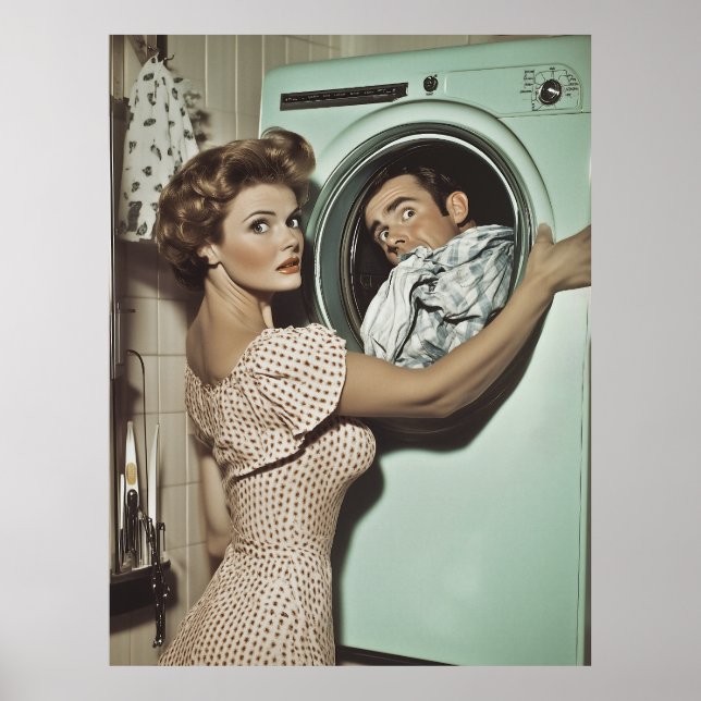 Poster Vintage Laundry Surpresa (Frente)