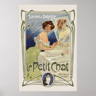 Poster vintage Le Petit Chat France 1899