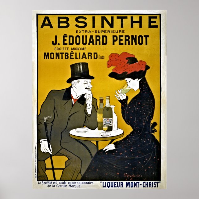 Póster Vintage Leonetto Cappiello Absinthe (Frente)