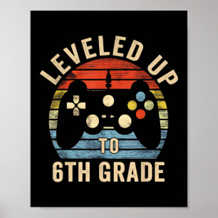 Poster Vintage Levada Até Rapazes Da Classe 6 Primeiro D
