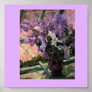 Póster Vintage "Lilacs in a window", por Mary Cassatt 188