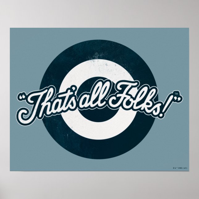 Poster Vintage LOONEY TUNES™ "É TUDO PESSOAL!™" (Frente)