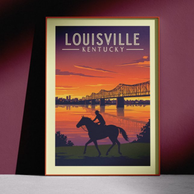Poster Vintage Louisville Kentucky (Criador carregado)