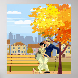 Poster Vintage Love Tied In A Knot