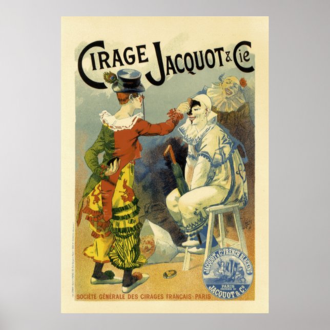 Póster Vintage Lucien Lefévre Advertisement (Frente)