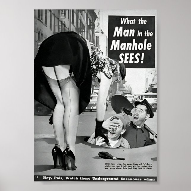 Poster Vintage Magazine Comical Advertisement (Frente)